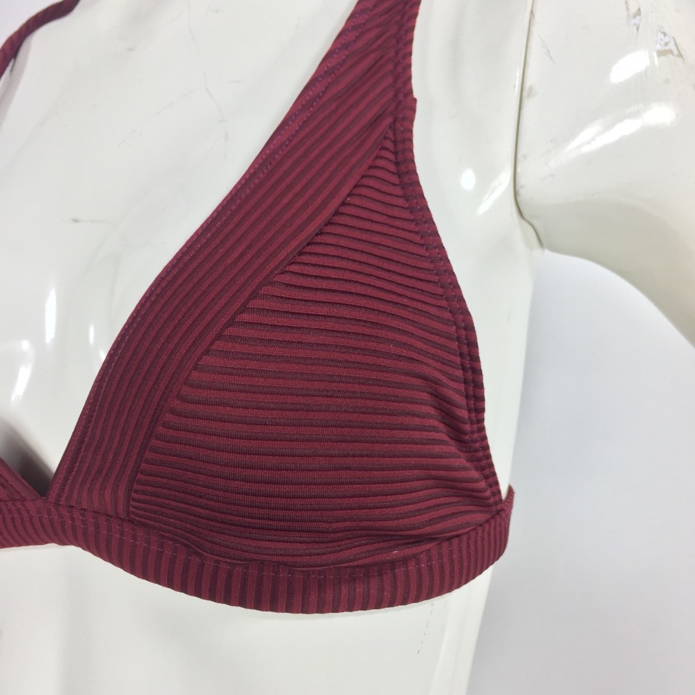 La Blanca Swimwear Cross Back Top Crimson 8 - Picture 10 of 15
